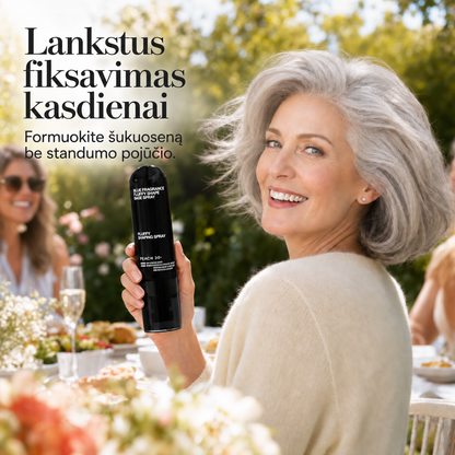 Lankstus plaukų fiksavimas kasdienai