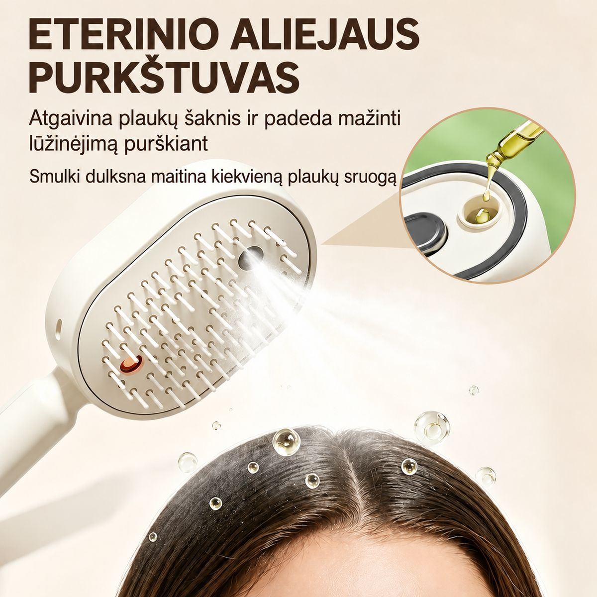 Eterinio aliejaus purkštuvas