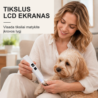 Tikslus LCD įkrovos ekranas