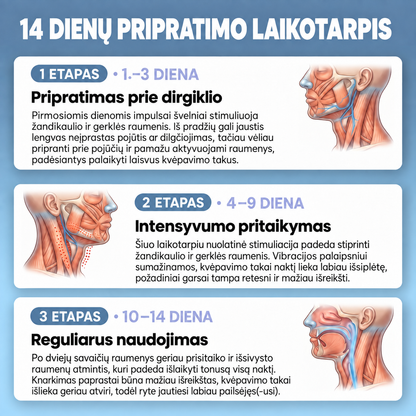 14 dienų pripratimo laikotarpis