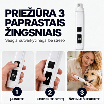 Priežiūra trimis paprastais žingsniais