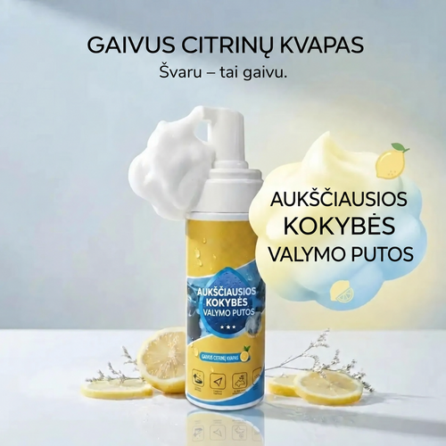 Daugiafermentės valymo putos „4 viename“ automobiliui ir namams