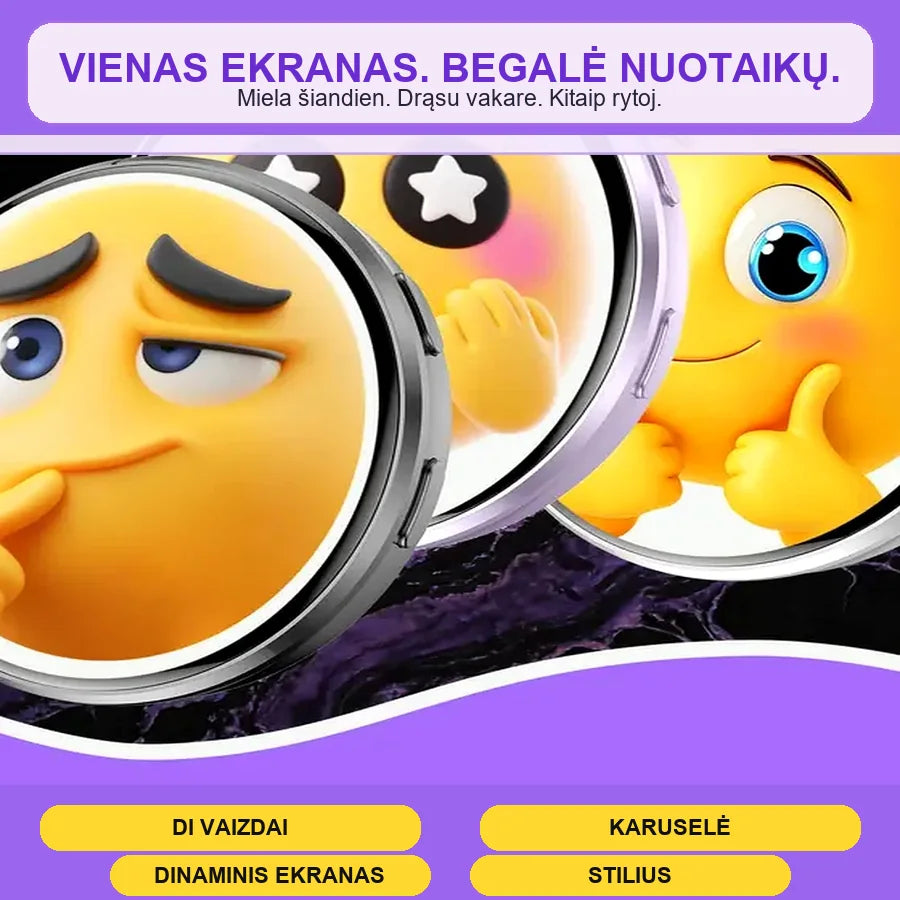 Vienas ekranas, begalė nuotaikų