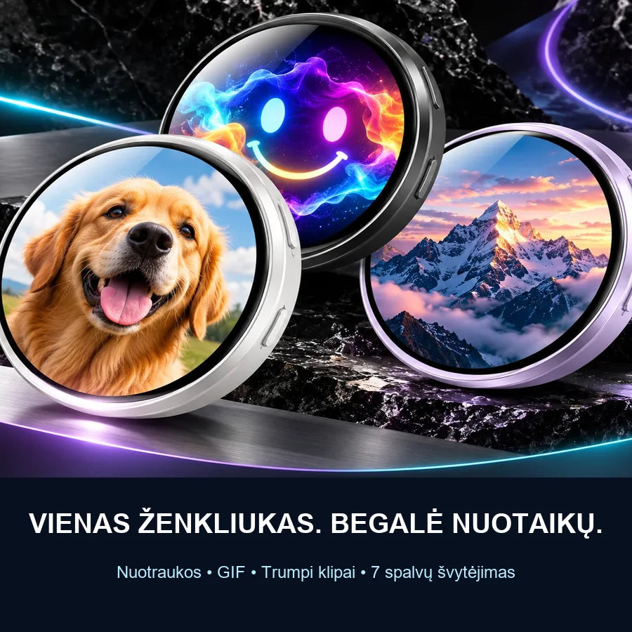 Vienas ženkliukas, begalė nuotaikų
