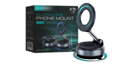 Clutch-X Vakuuminis magnetinis telefono laikiklis 8